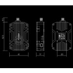 Foxeer Reaper 5W 40CH 5.8G pour Drone RC longue portée 25/500/1500/3000/5000mW 9 ~ 36V ventilateur Drones accessoires